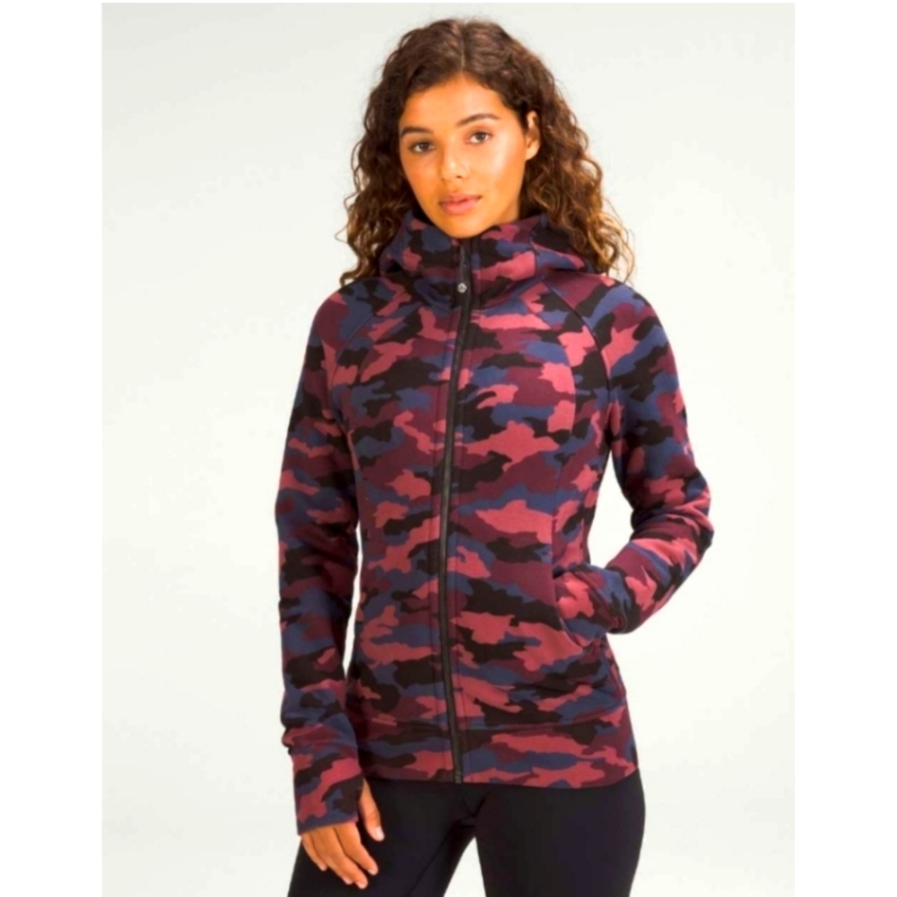 Lululemon Scuba Full-Zip Hoodie, Size 6, Color Heritage 365 Camo